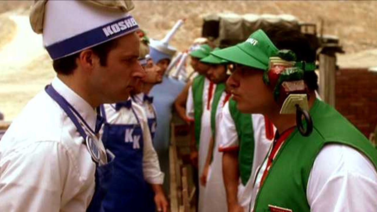 see WEST BANK STORY on IMDB